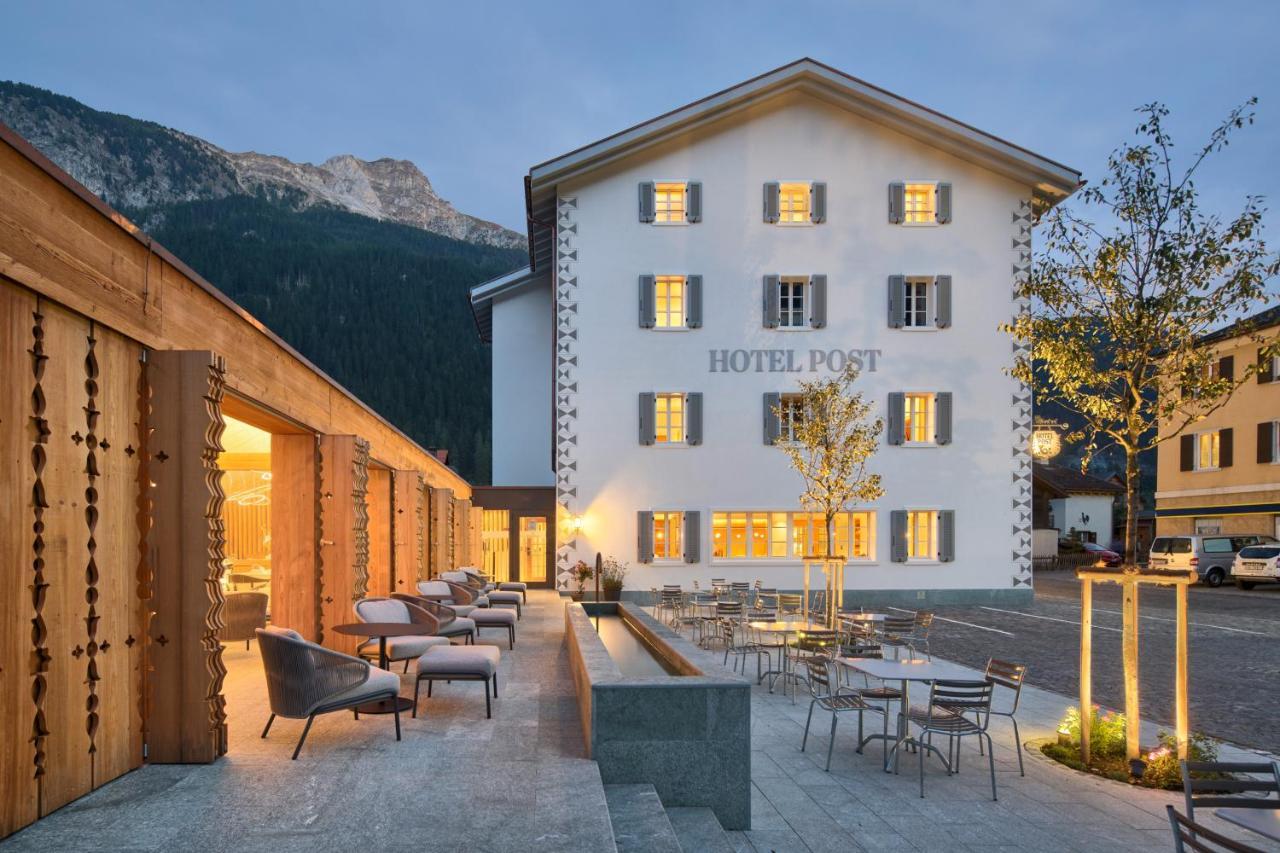 Hotel Post Andeer Bagian luar foto